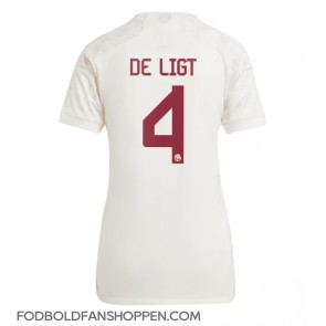 Bayern Munich Matthijs de Ligt #4 Tredjetrøje Dame 2023-24 Kortærmet